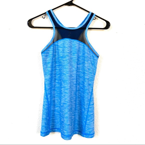 Zella Tops - Zella Active Athletic Tank Top Racerback Blue S